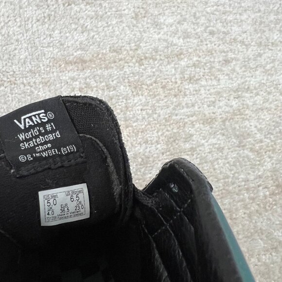 Vans x Harry Potter Sk8-Hi Dark Arts Morsmordre Sneakers Shoes 6.5 Green Black - Picture 2 of 11